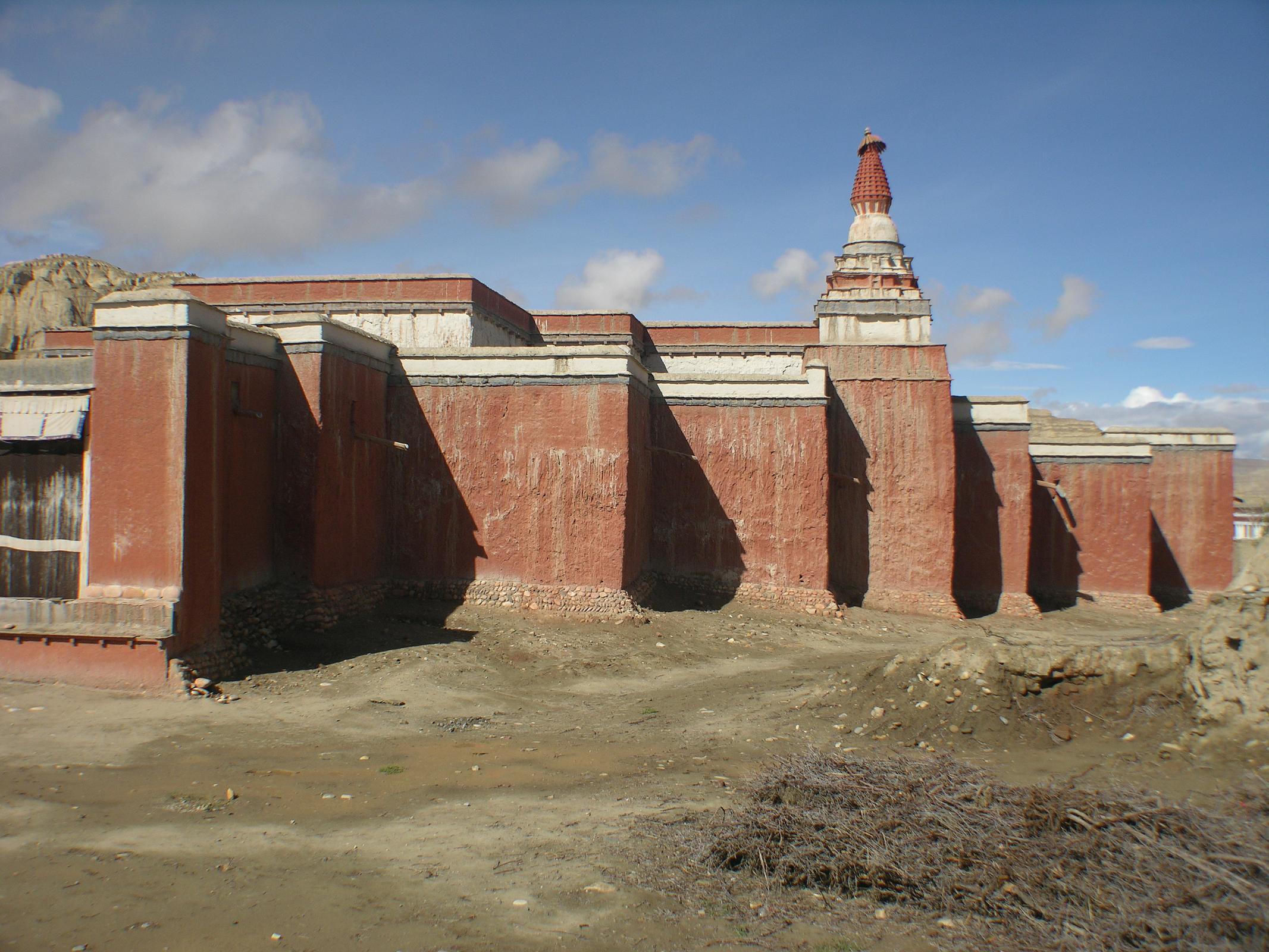 Tibet Guge 03 Tholing 16 Yeshe O Temple Outside Side